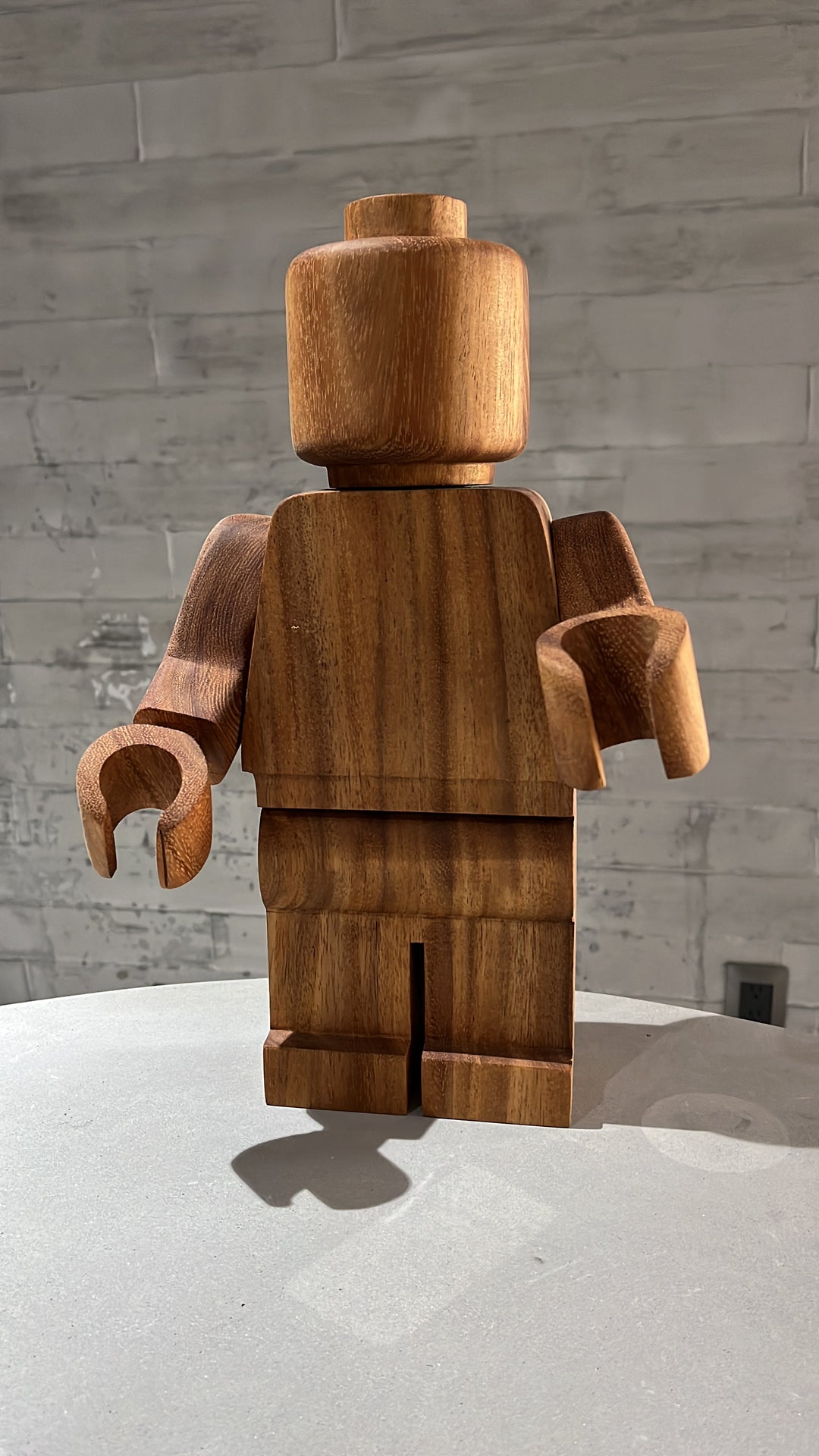 Robot de madera Gde. Liso