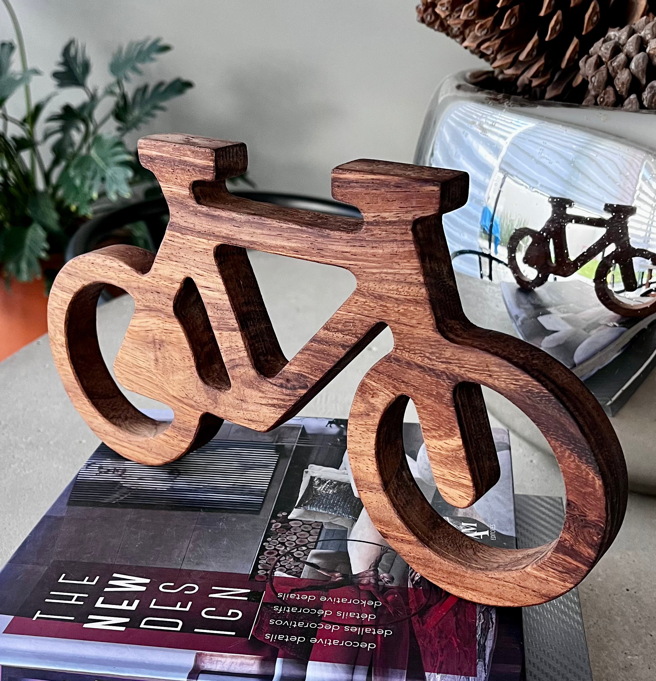 Bicicleta de madera