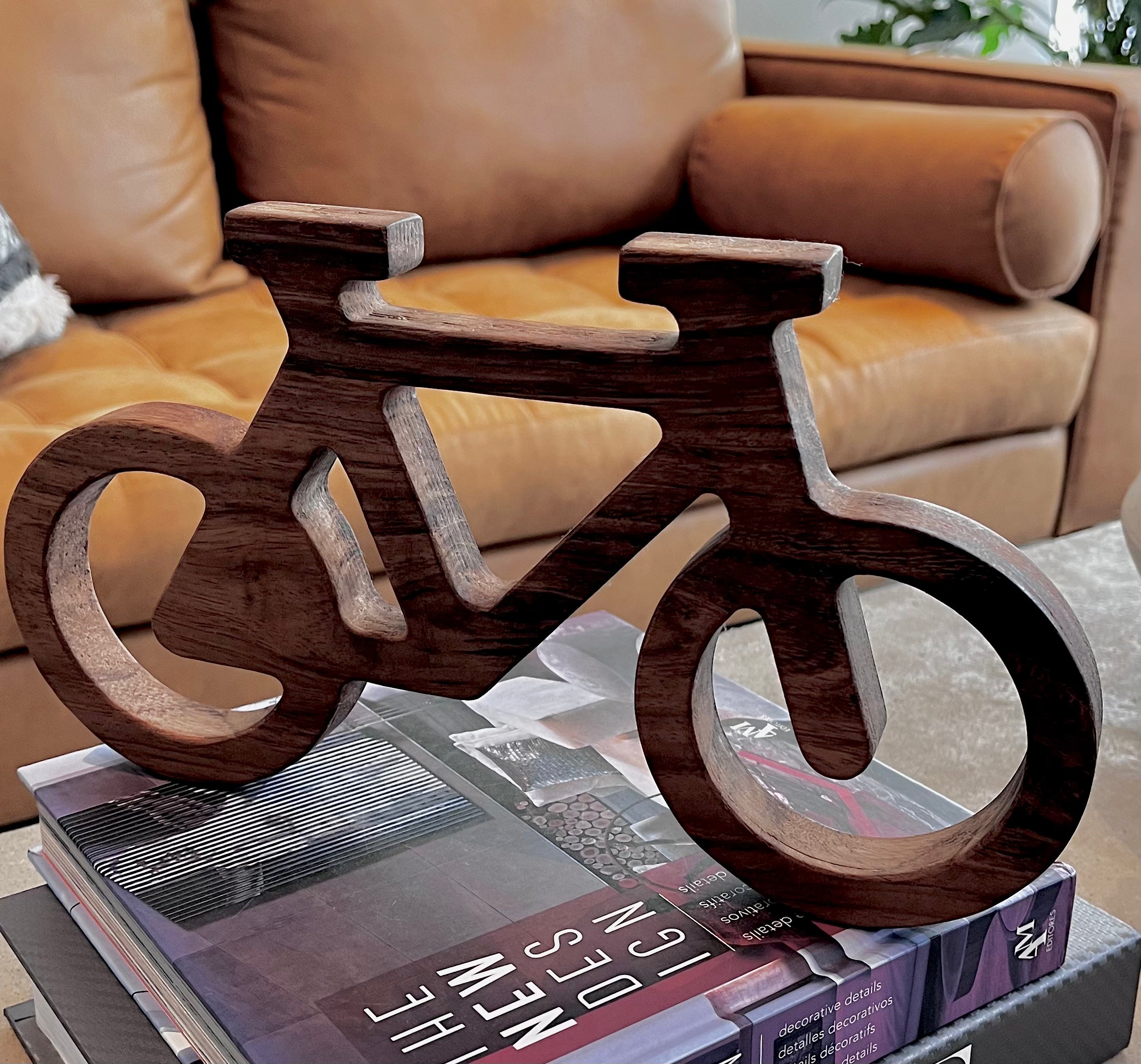 Bicicleta de madera