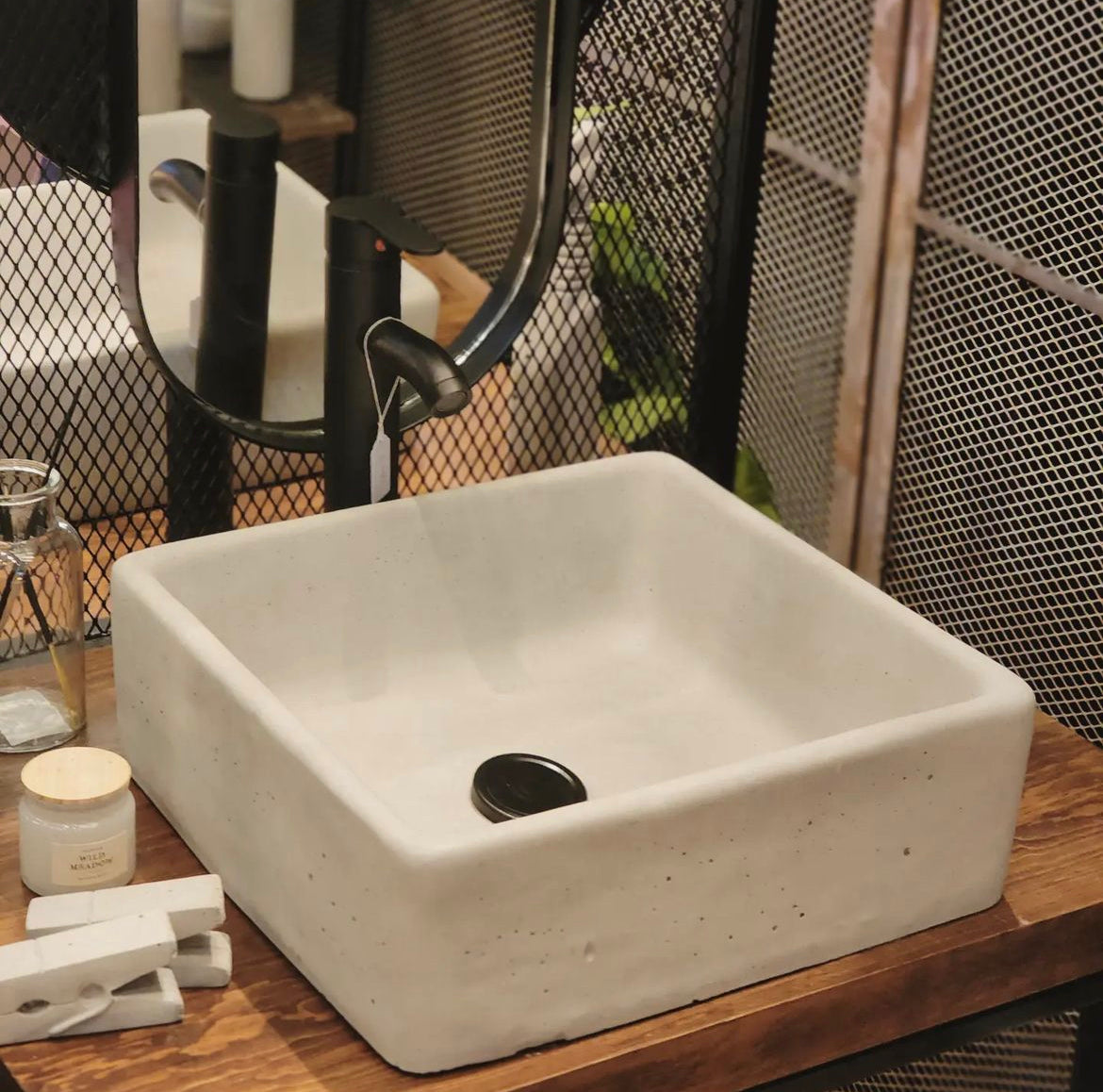 Lavabo cuadrado